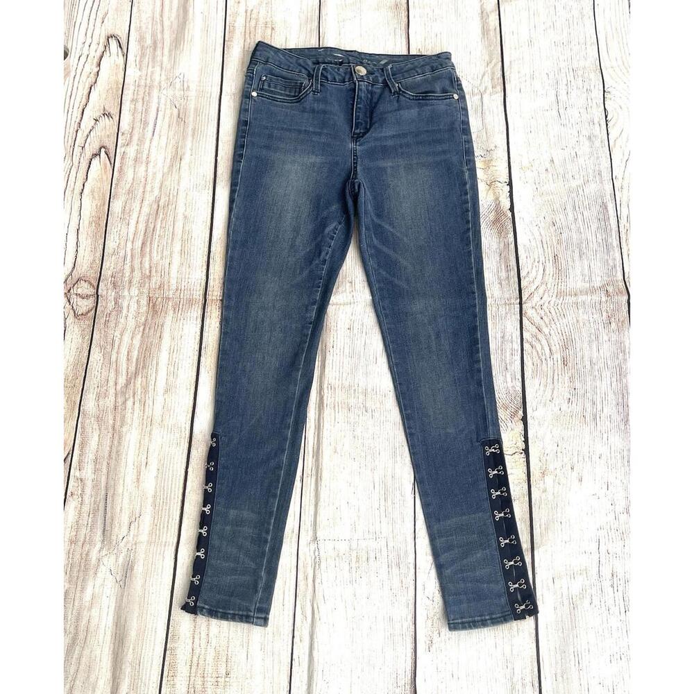 Seven7 Jean Womens Size 4 Stretch Denim Mid Rise Skinny Jeans